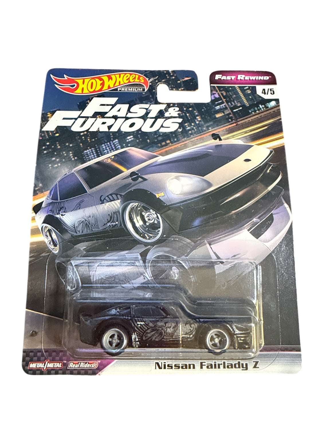 Hot Wheels Premium Fast & Furious Fast Rewind Nissan Fairlady Z 4/5 front