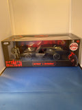 Jada The Batman 2022 Batmobile with Batman figure and lights 1:18 boxed