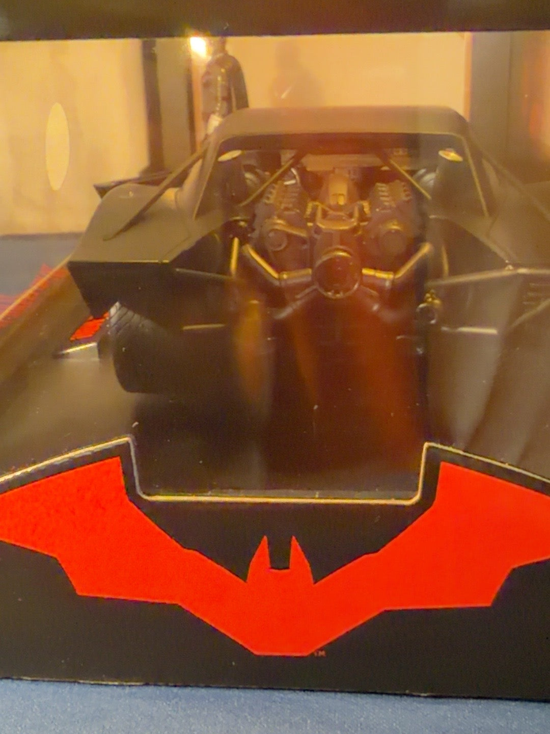 Rear engine detail of Jada The Batman 2022 Batmobile