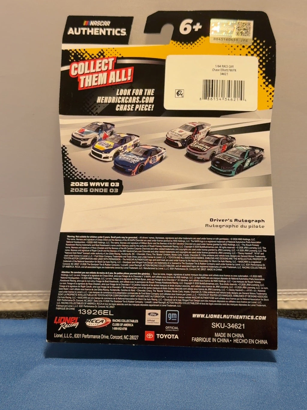 2026 NASCAR Authentics Chase Elliott #9 NAPA Liquid Color Chase + Regular 2-Car Set — listing photo 5