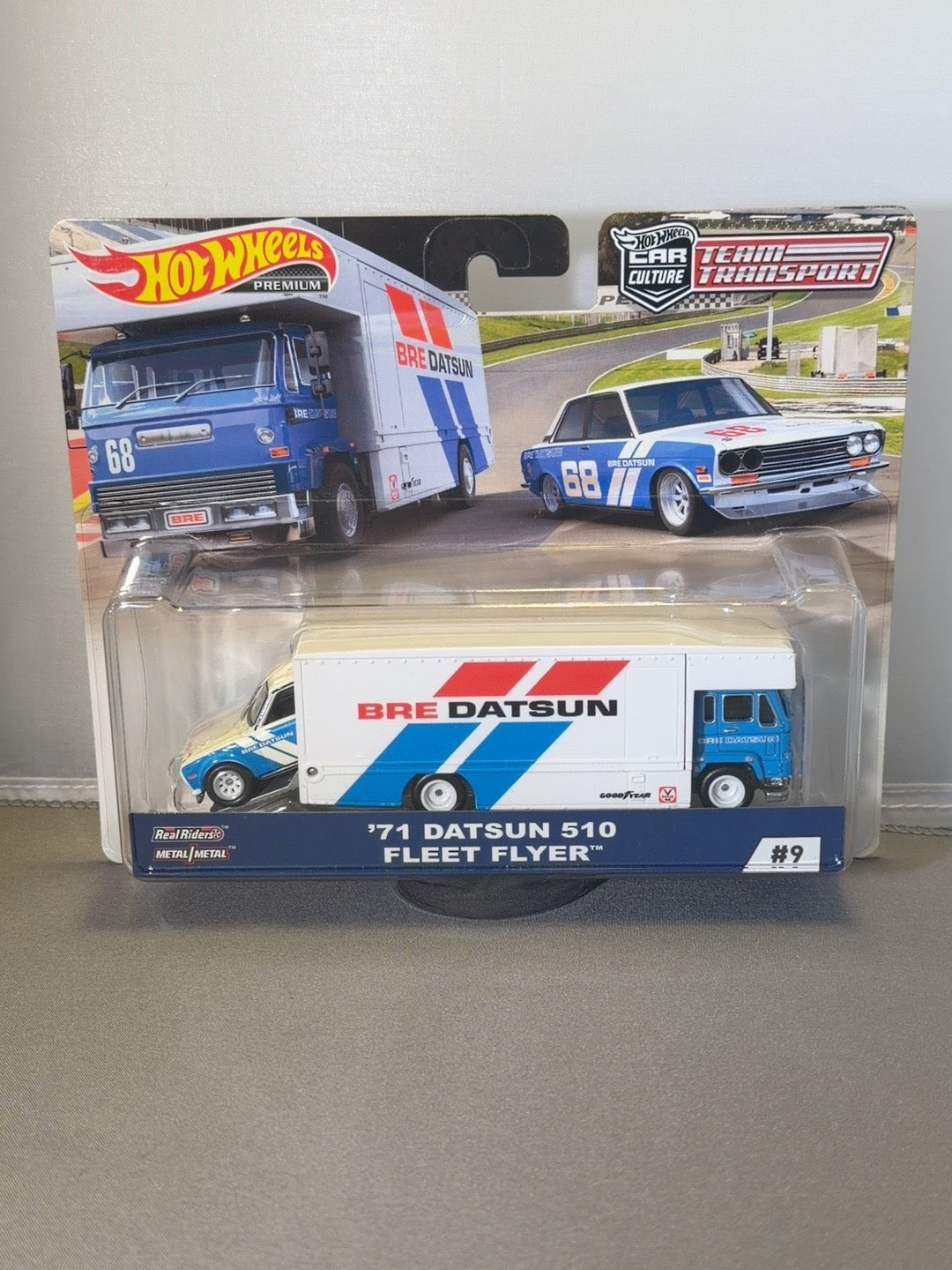 Original front photograph BRE Datsun 510 Team Transport #9