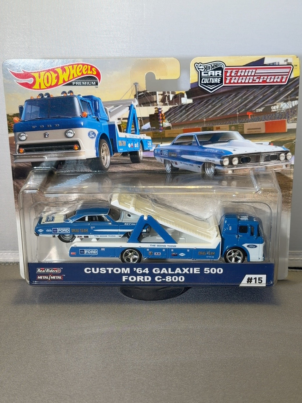 Front of sealed Team Transport #15