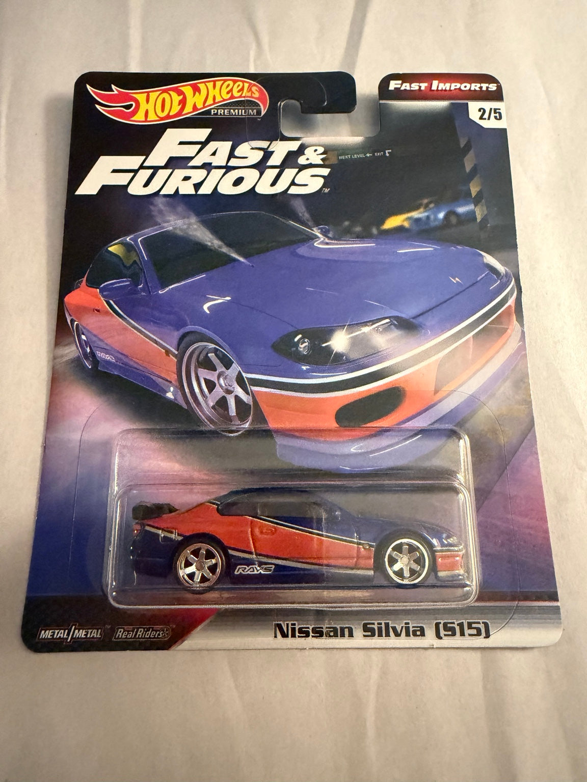 2019 Hot Wheels Premium Fast & Furious Fast Imports Nissan Silvia (S15) 2/5 GBW76 — listing photo 1