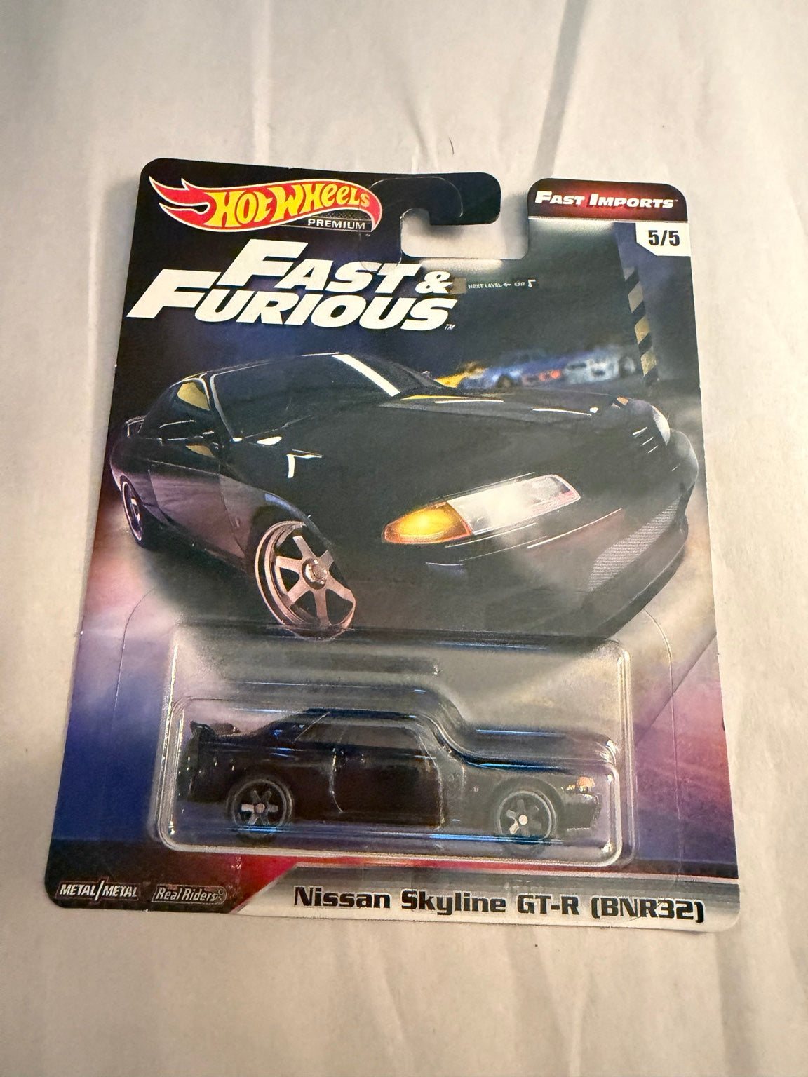 2019 Hot Wheels Premium Fast & Furious Fast Imports Nissan Skyline GT-R (BNR32) 5/5 GBW79 — listing photo 1