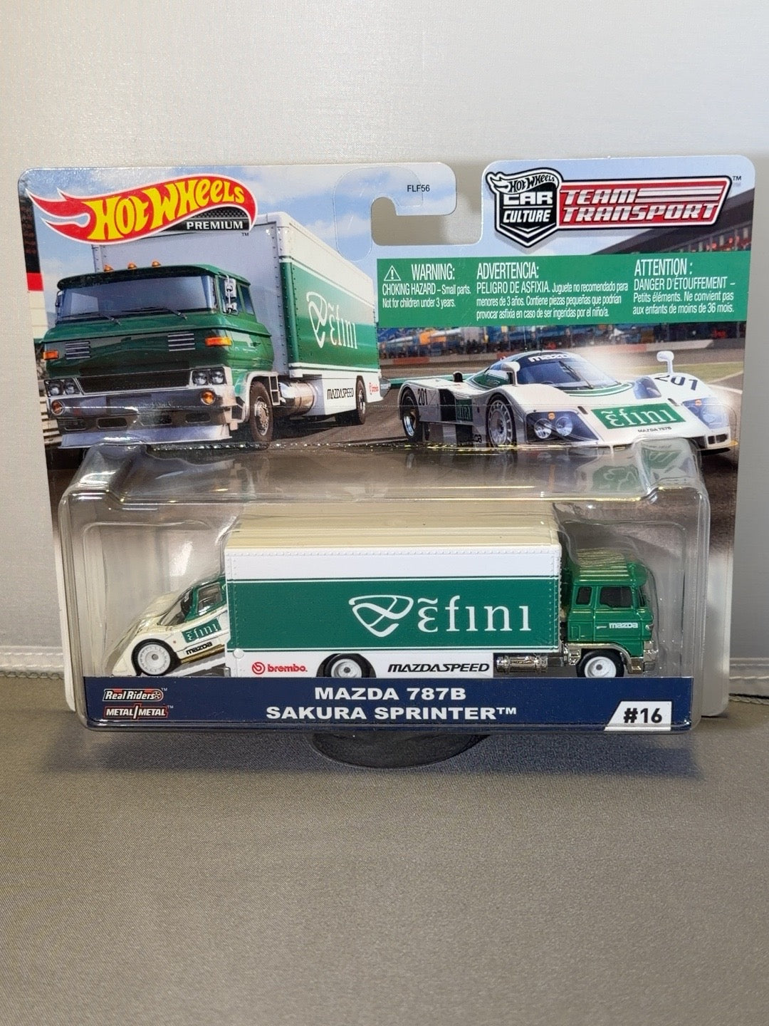 Original front photo Hot Wheels Mazda 787B Team Transport GJT36
