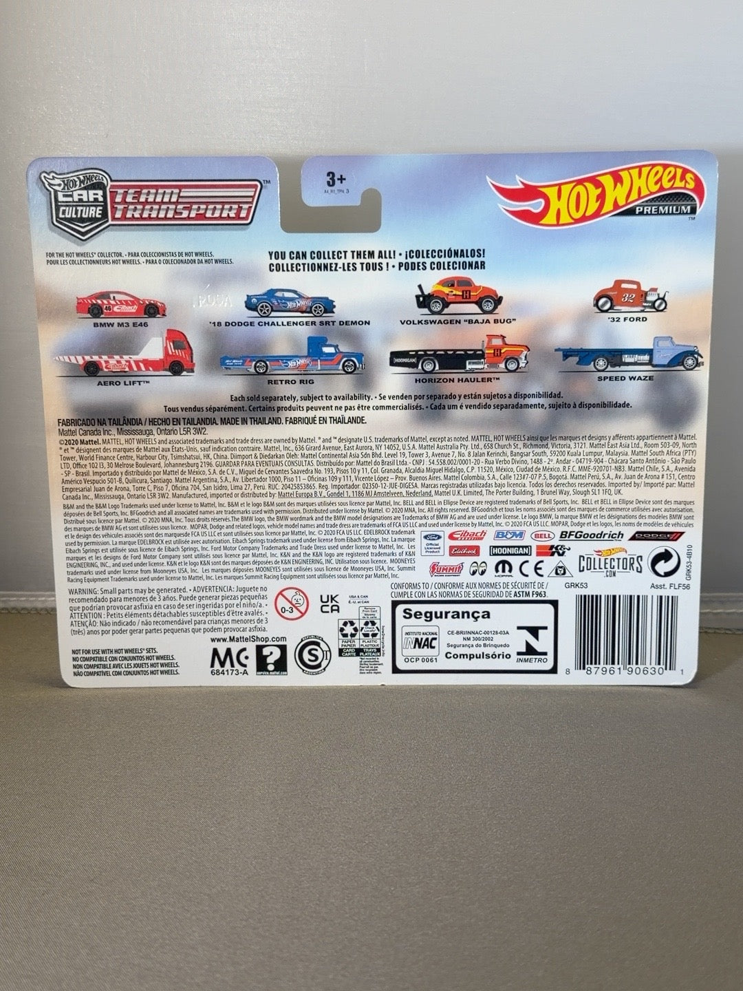 Original back photo Hot Wheels Team Transport 32 Ford GRK53