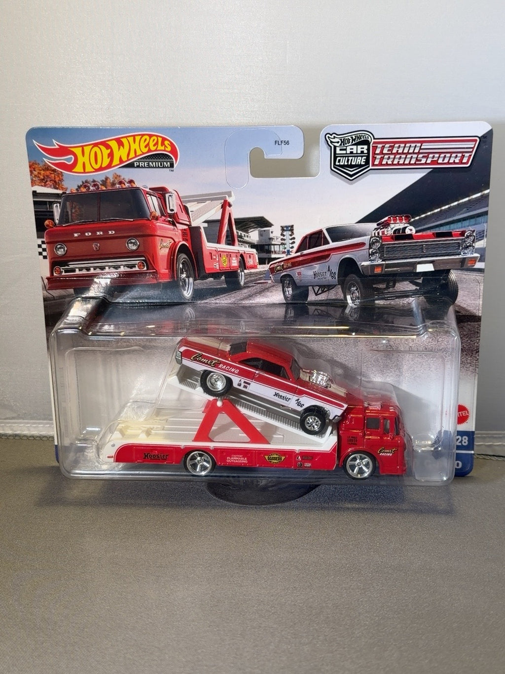 Original front photo of sealed Hot Wheels Team Transport #28