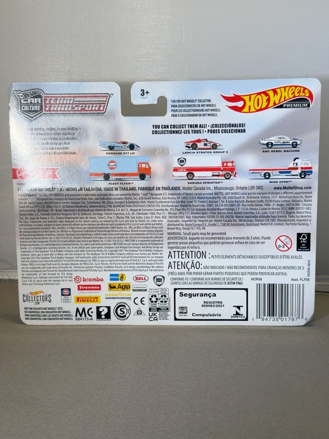 Actual sealed AMC Rebel Machine Team Transport back