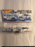 Hot Wheels Premium Lancia Rally 037 Audi Sport quattro 2-Pack front