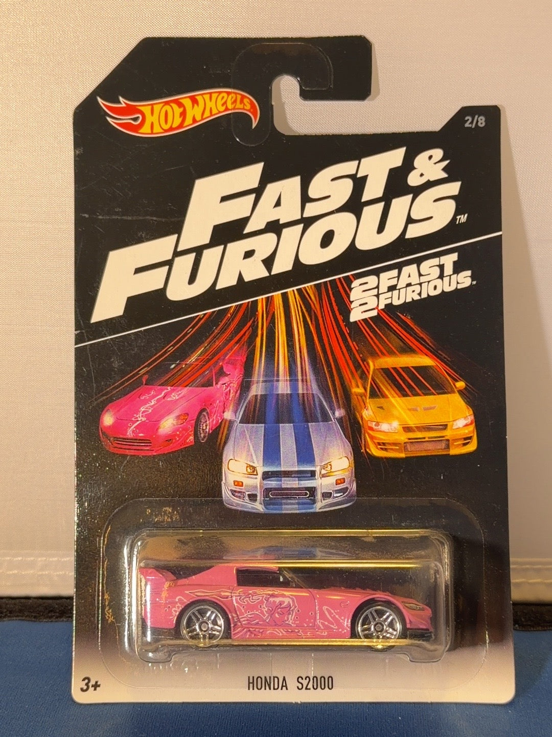 Pink Honda S2000 front sealed card