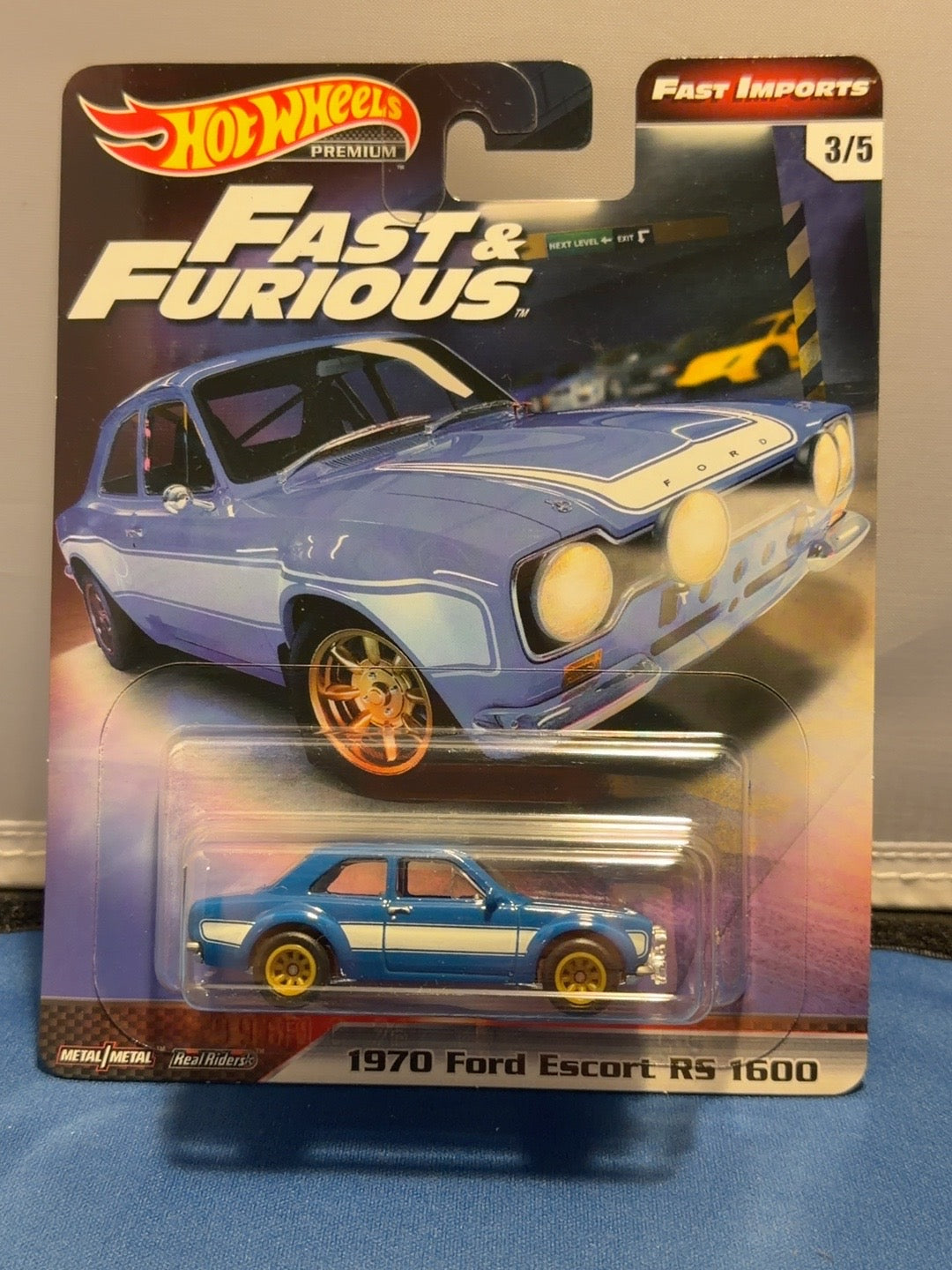 2019 Hot Wheels Premium Fast & Furious Fast Imports 1970 Ford Escort RS 1600 GBW80 3/5 — listing photo 1
