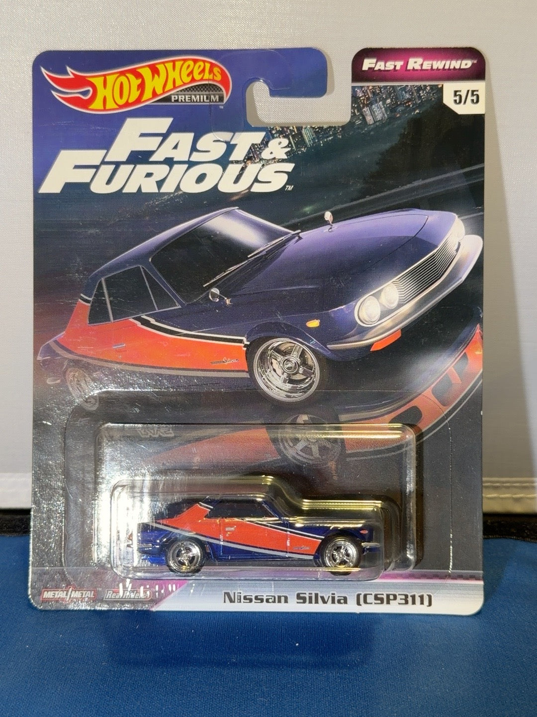 2019 Hot Wheels Premium Fast & Furious Fast Rewind Nissan Silvia CSP311 GHH19 5/5 — listing photo 1