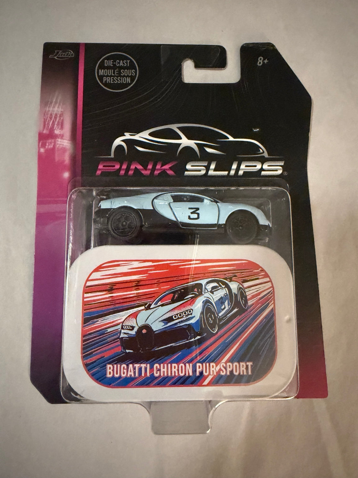 Actual item front