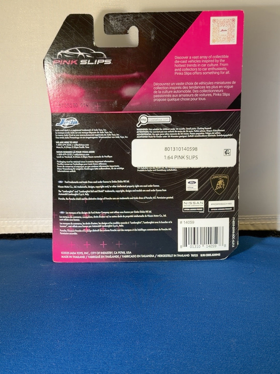 Jada Pink Slips Lamborghini Sián turquoise with tin back original photo