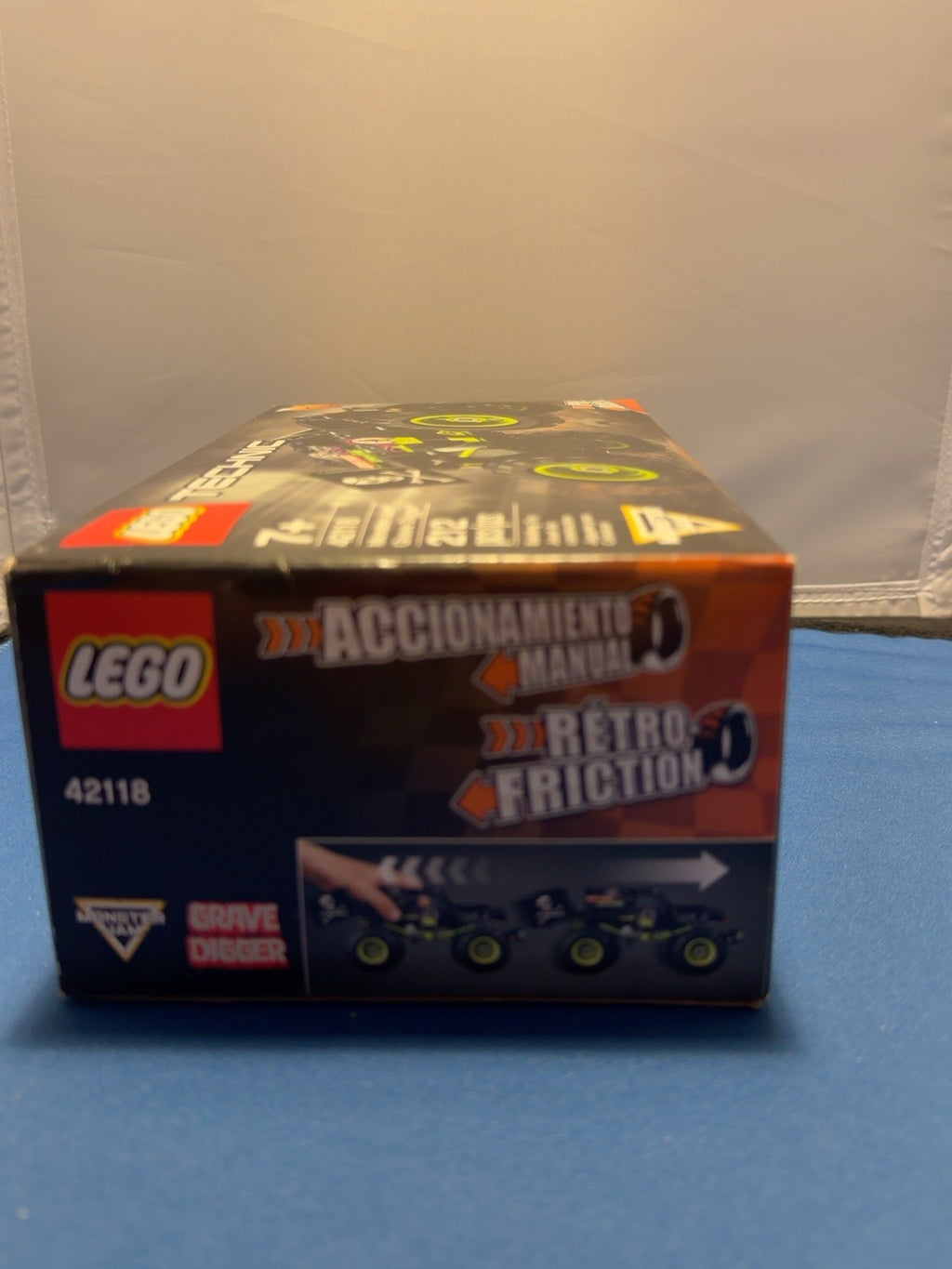 LEGO Technic 42118 Grave Digger original end box photo