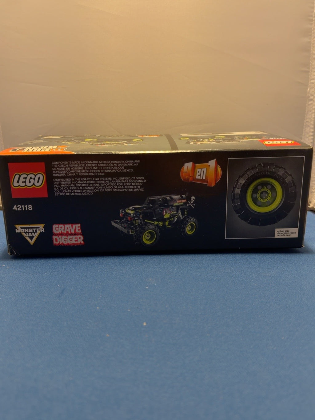 LEGO Technic 42118 Grave Digger original side box photo