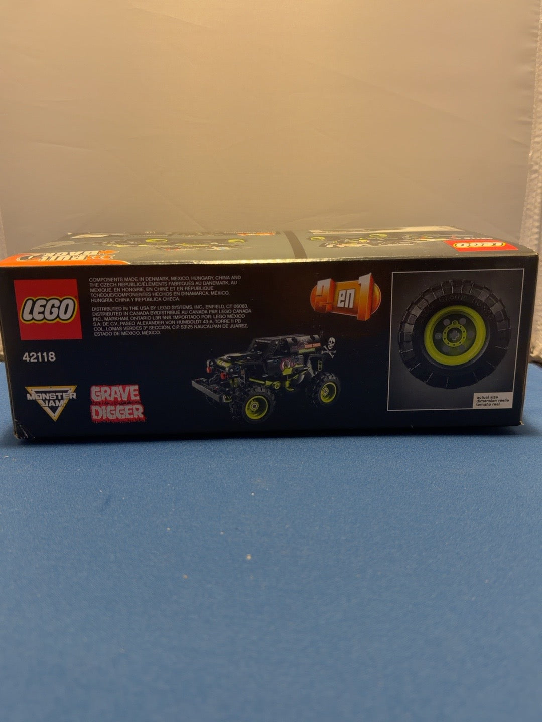 LEGO Technic 42118 Grave Digger original side box photo