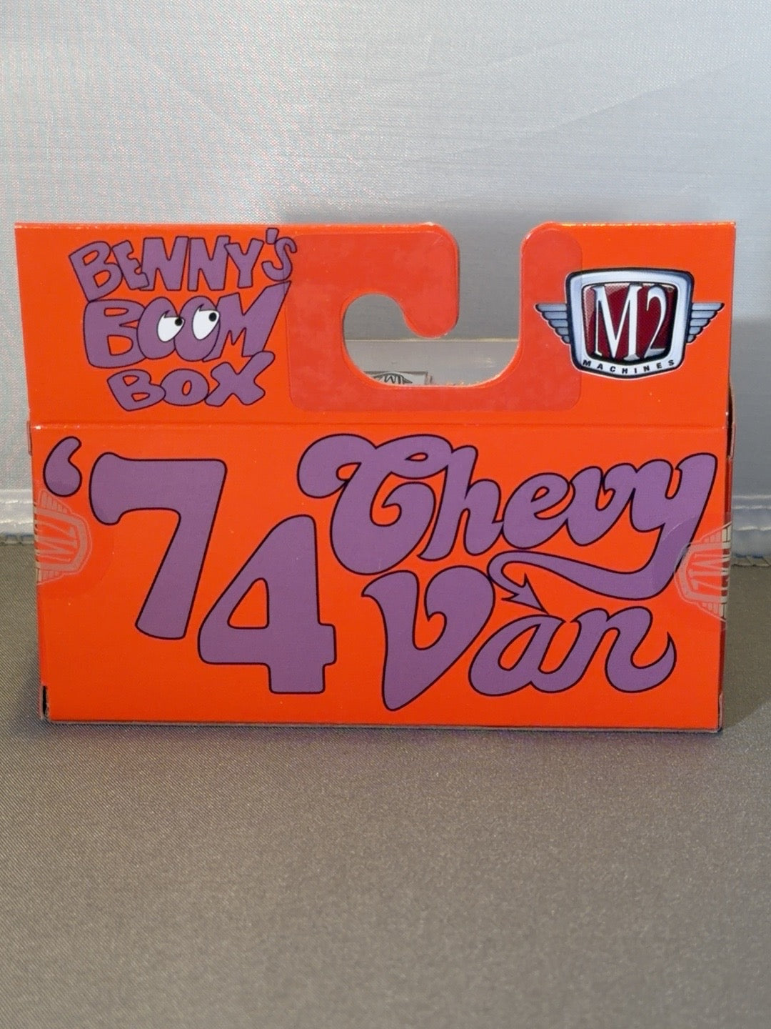 Original 2 of 6 photographs M2 Benny's Boom Box 1974 Chevy G10 orange van