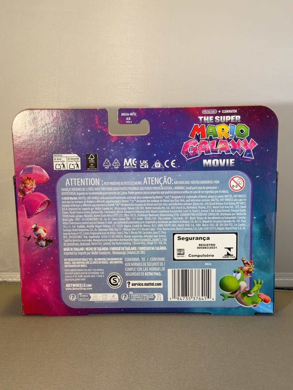 Original back photo Mario and Luigi Desert Jump JMG36