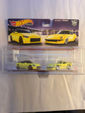 Yellow Nissan Z Proto and Fairlady Z sealed two-pack front