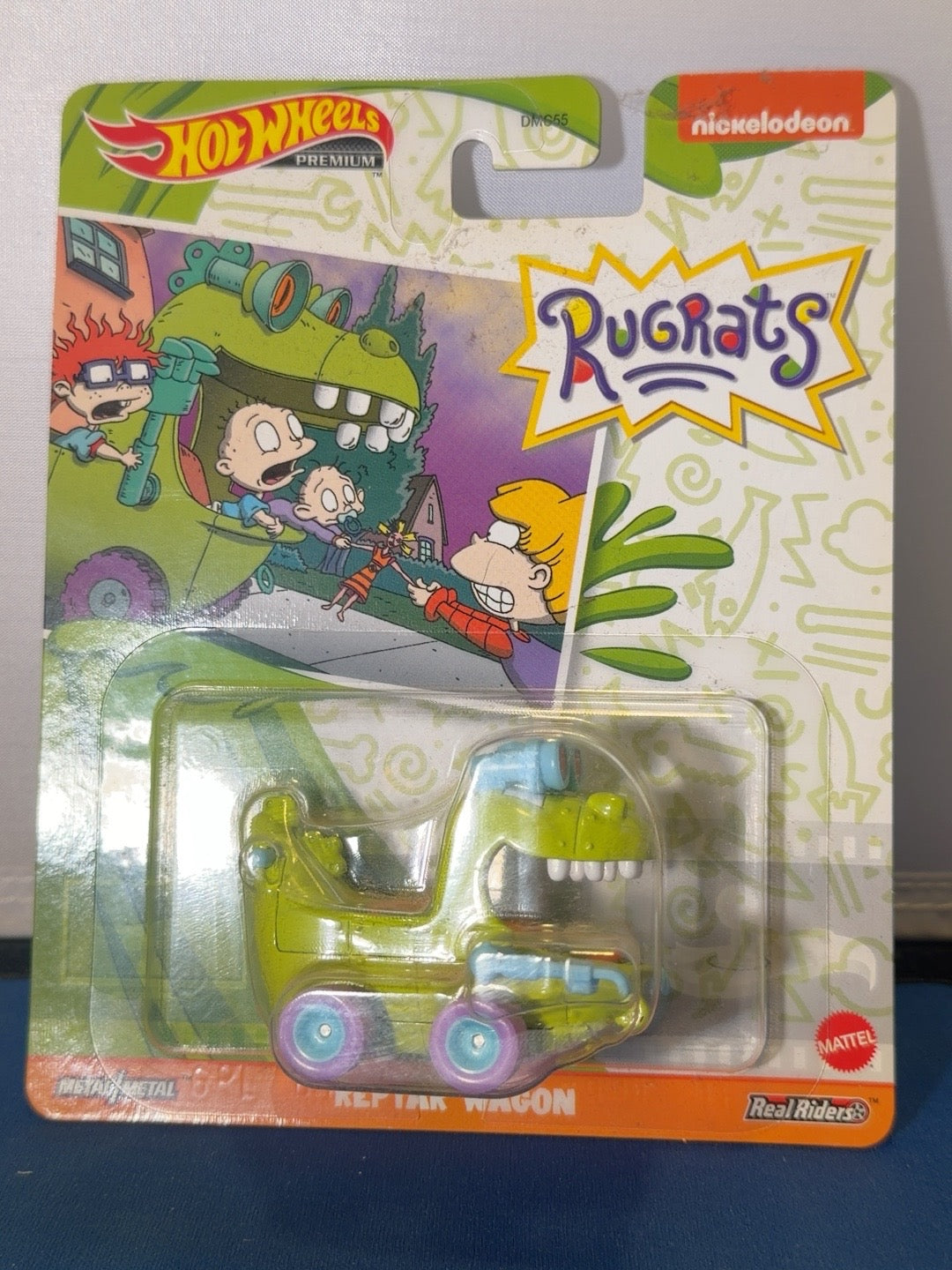 Original front photo of sealed Rugrats Reptar Wagon GRL61