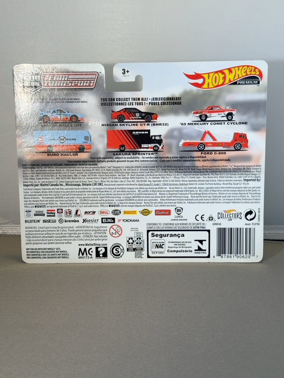 Back Hot Wheels ADVAN Nissan Skyline BNR32 Sakura Sprinter Team Transport sealed