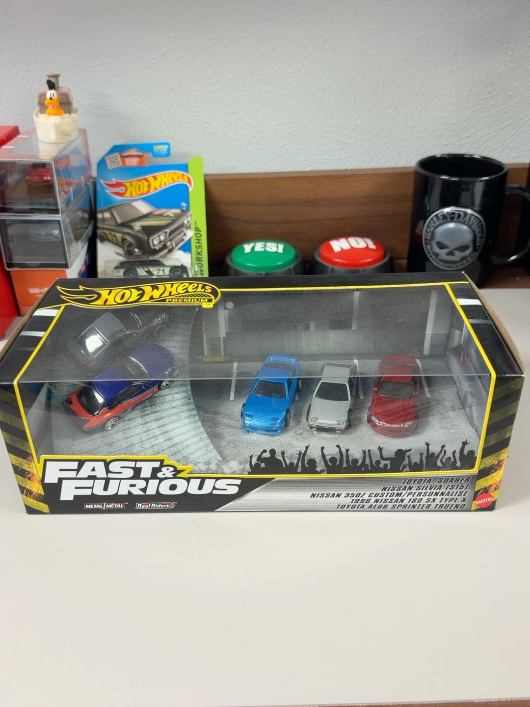 Original KARBUFF photo 1 of sealed Hot Wheels Fast & Furious Tokyo Drift five-car set