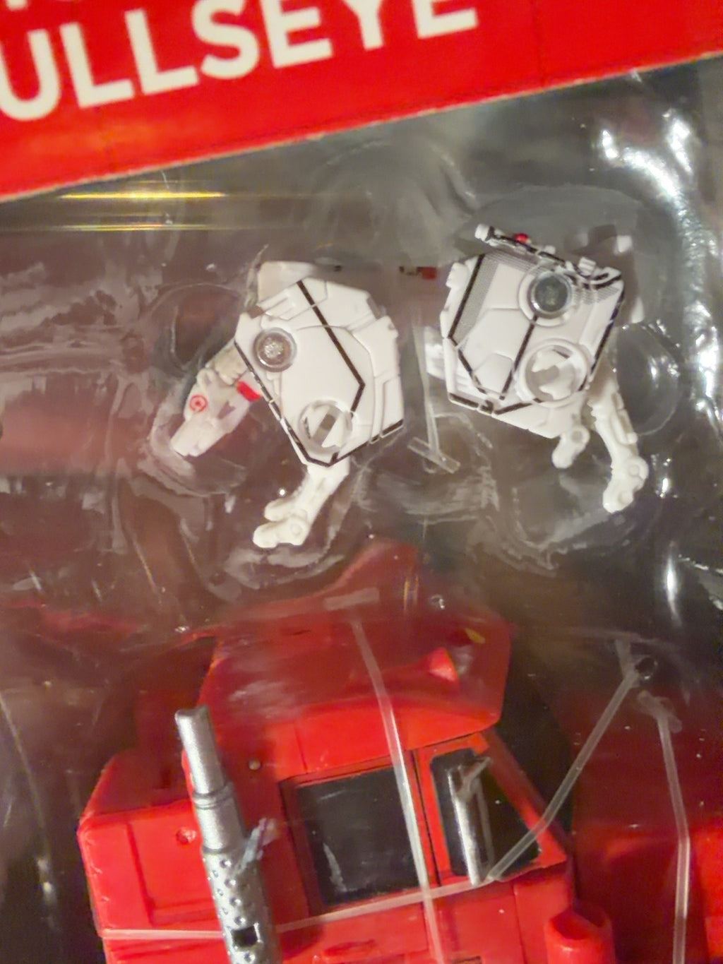 Target Optimus Prime and Bullseye original bullseye-closeup photo