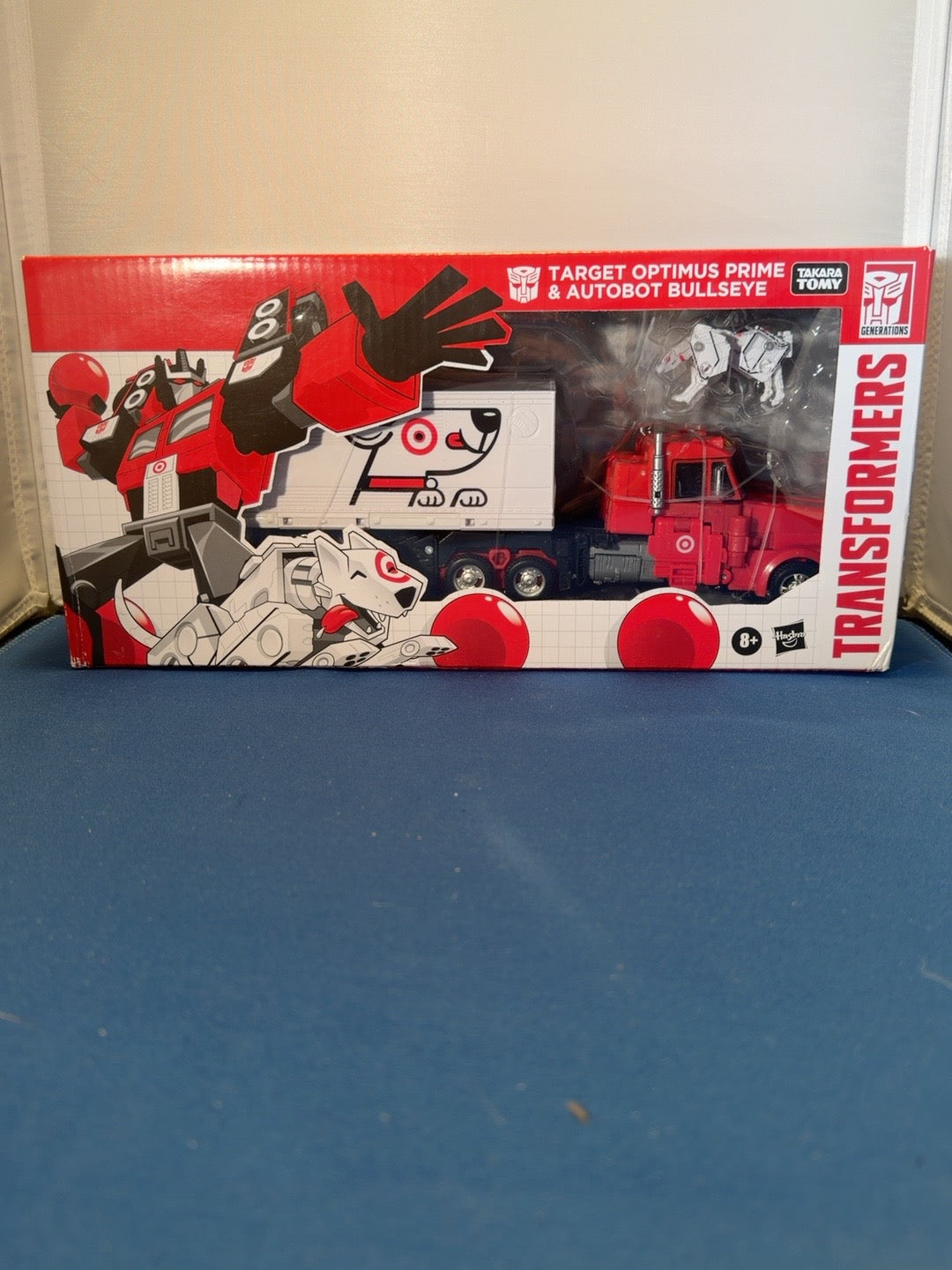 Target Optimus Prime and Bullseye original front photo