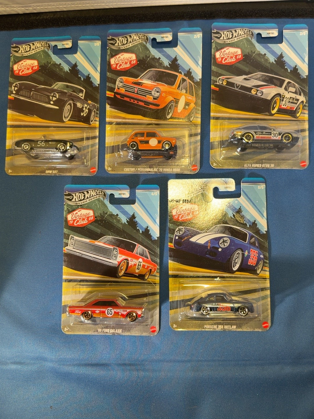 Original KARBUFF Vintage Club 68 five-car set photo 1