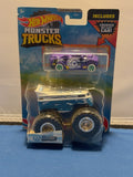 Hot Wheels VW Drag Bus with purple Blind-Sided crushed van front