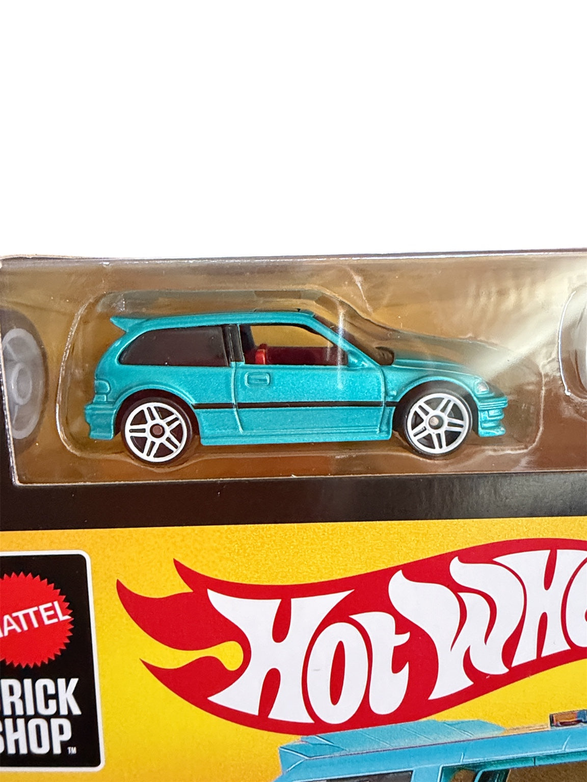 Mattel Brick Shop Hot Wheels The Hot Ones Custom '90 Honda Civic EF exclusive metal car