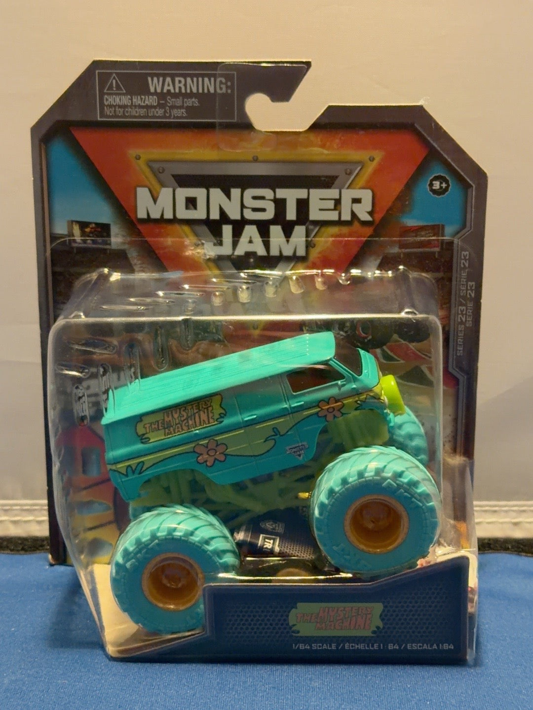 2022 Monster Jam The Mystery Machine Nitro Neon Series 23 unopened package front